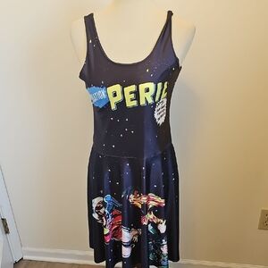 1950s Comic book Look Dress Operation Peril Size S